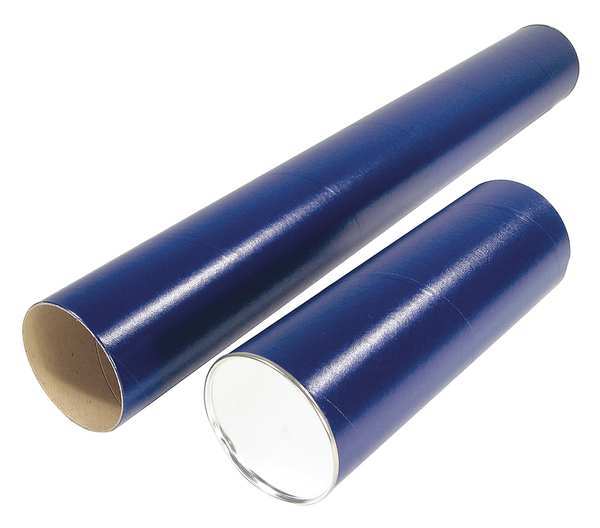 Crownhill Mailing Tube, 36inLx2in.dia, Blue, PK50 P2036B