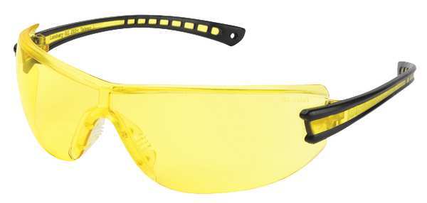 Gateway Safety Safety Glasses, Amber Scratch-Resistant 19GB75