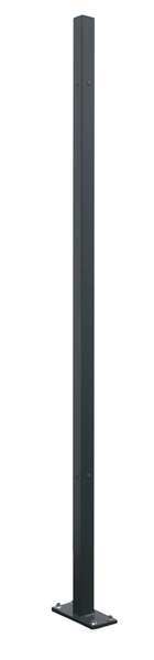 Wirecrafters Run Post, 2In x 8ft 5-1/4In, Powder Coated RP8