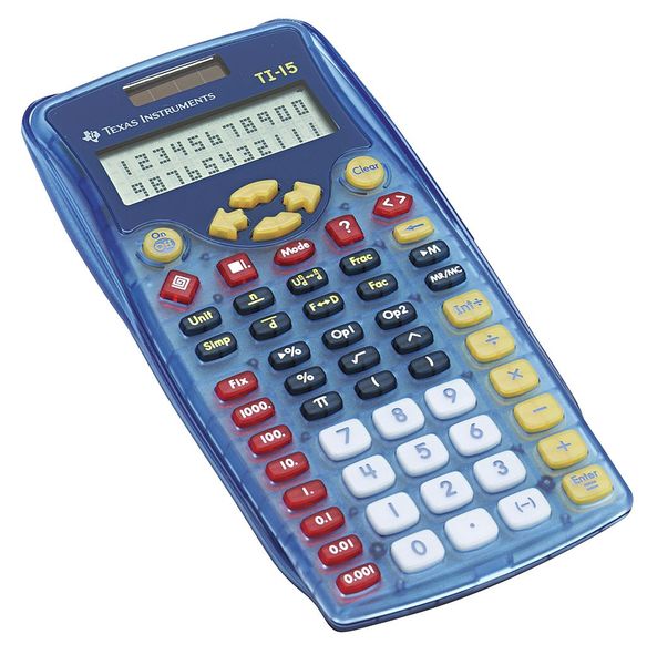 Texas Instruments Calculator, LCD, 8 Digit TEXTI15