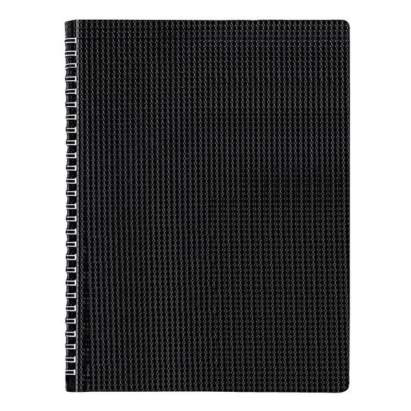 Blueline 11 x 8-1/2" Black Poly Notebook REDB4181