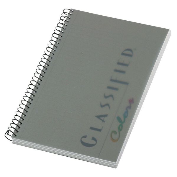 Tops 8-1/2 x 5-1/2" Narrow Classified(TM) Colors Notebook, 100 Pg TOP73507