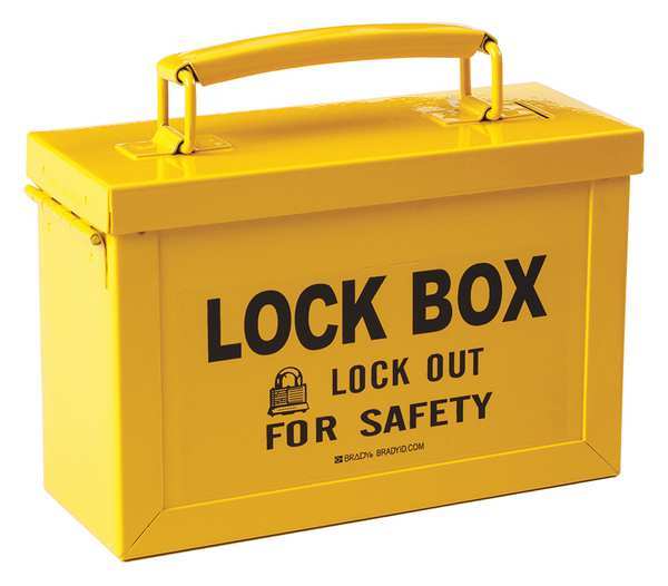 Brady Group Lockout Box, Hinged, 40 Padlocks 65672