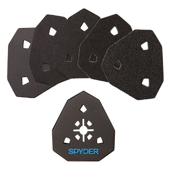 Spyder Nonagonal Sanding Pad, 10 Sheets 750000