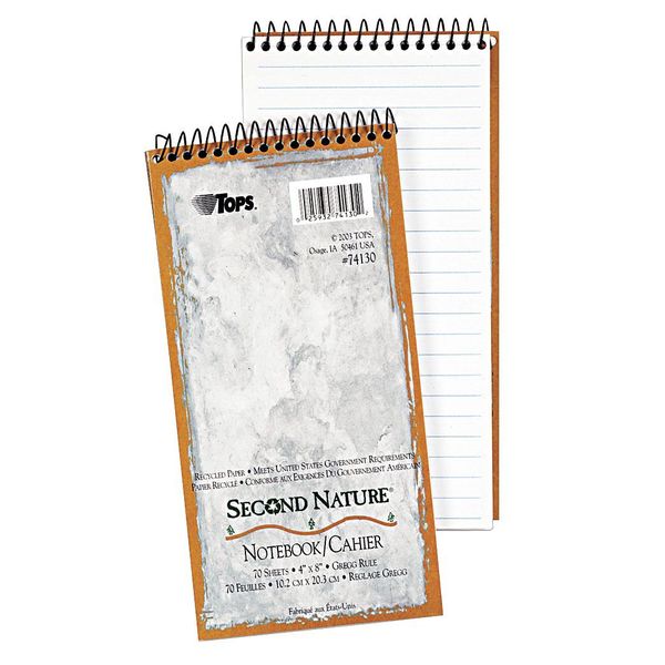 Tops 4 x 8" Recycled Notebook TOP74130