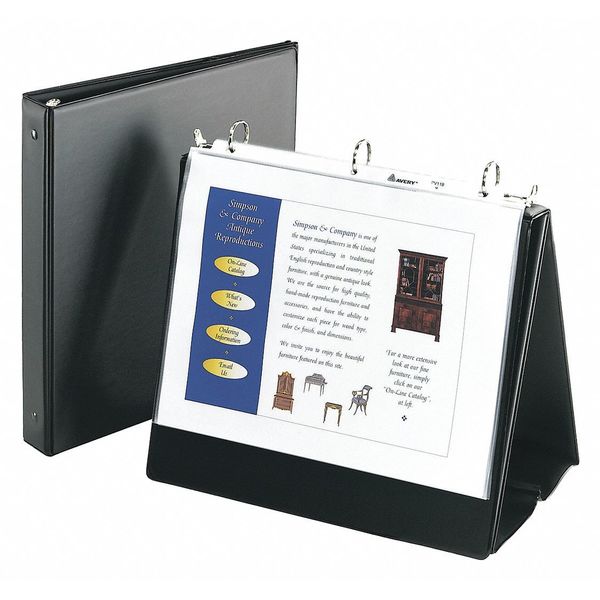 Avery 1" Easel Presentation Binder, Black AVE12880