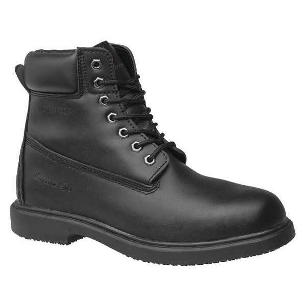 Genuine Grip Work Boots, Black, Mens, 10, W, PR 7160-10W