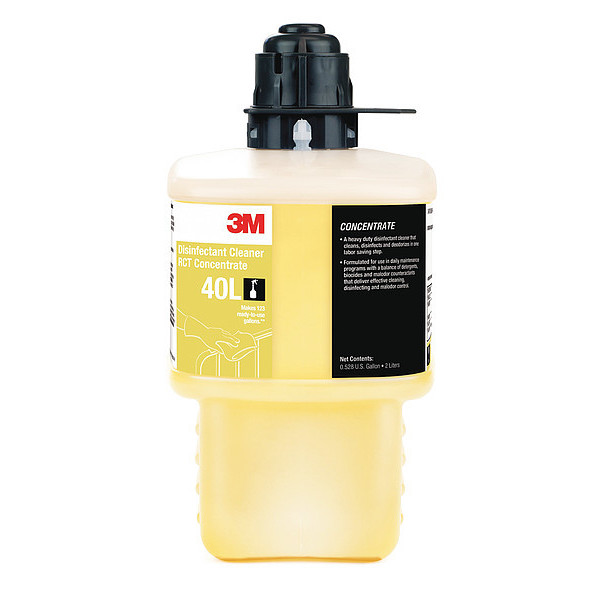 3M Cleaner and Disinfectant, 2L Bottle 40L
