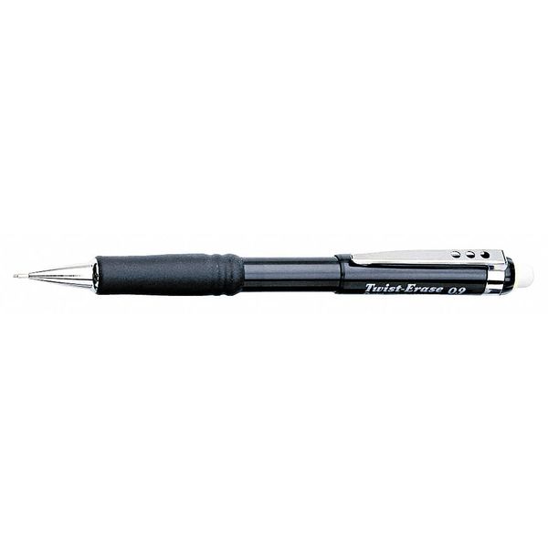 Pentel Mechanical Pencil, 0.9mm, Black PENQE519A