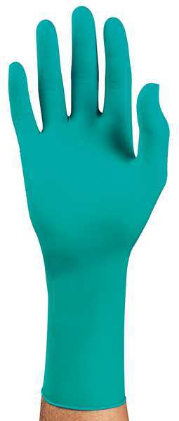 Ansell TouchNTuff 92-605, Disposable Gloves, 4.7 mil Palm Thickness, Nitrile, Powder-Free, XL, 100 PK 92-605