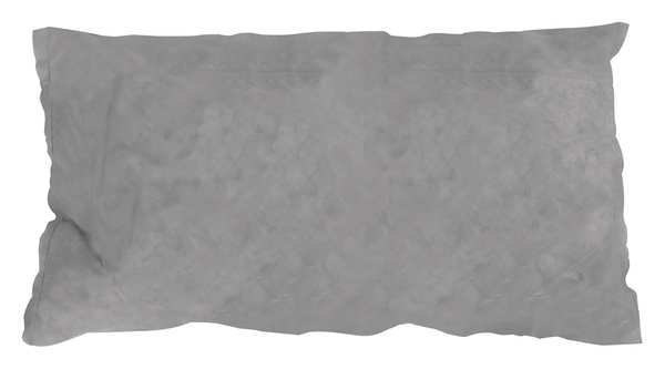 Condor Absorbent Pillow, 18 gal, 8 1/2 in x 17 in, Universal, Gray, Polypropylene 35ZR14