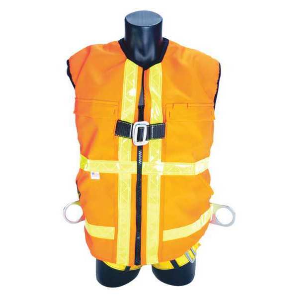 Guardian Equipment Full Body Harness, Vest Style, L 02125