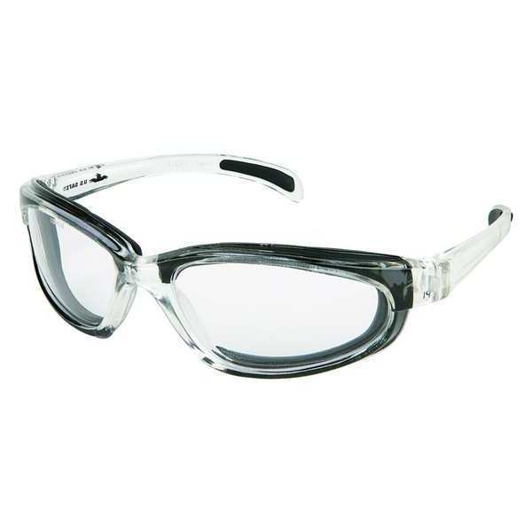 Mcr Safety Safety Glasses, Clear Anti-Fog ; Anti-Scratch PN120AF