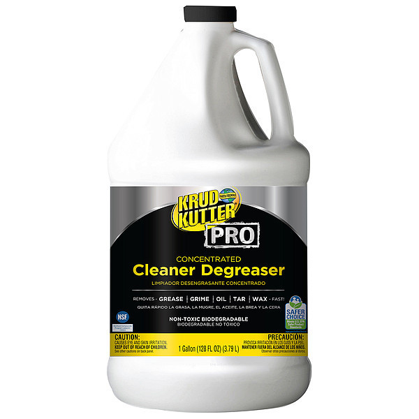 Krud Kutter Cleaner/Degreaser, 128 oz Bottle, Liquid, 4 PK 352261