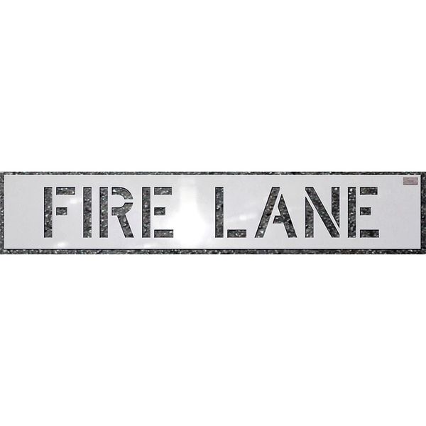 C.H. Hanson Stencil, Fire Lane, 4 x 3 In. 70030