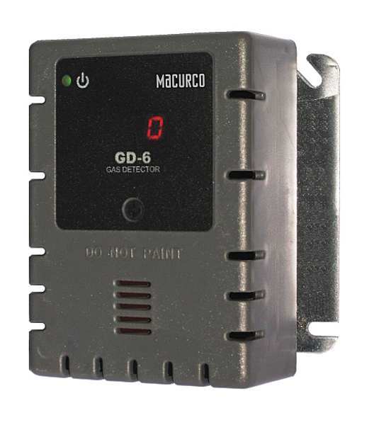 Macurco Gas Detector, C3H8, CH4, H2, 0 to 50% LEL GD-6