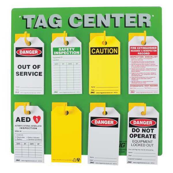 Zing Tag Center, Unfilled, 15 In H 2670