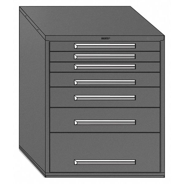 Equipto 36 7/8IN wide Modular Drawer Cabinets 4334D18N-GY
