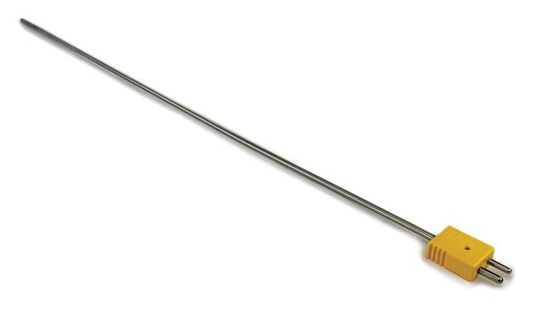 Dayton Thermocouple Probe, K, 24in, Inconel, 19 AWG 36GL06