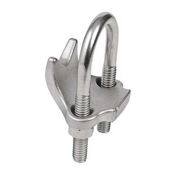 Calbrite Right Angle Beam Clamp, 1 in, Brite Finish S61000RA00