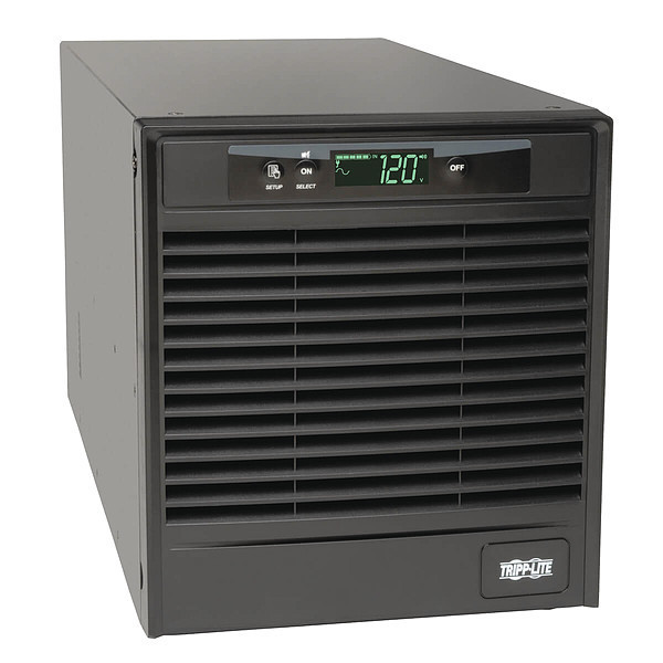 Tripp Lite UPS System, 3kVA, 9 Outlets, Tower, Out: 100/110/115/120/127V AC , In:100/115/120/127V AC SU3000XLCD