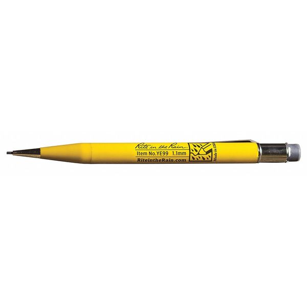Rite In The Rain Mechanical Pencil, Yellow, 1.1mm Point YE99