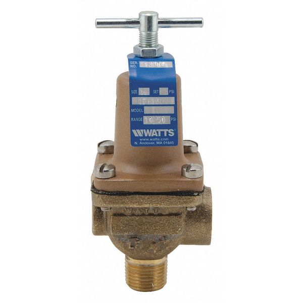 Watts Bypass Control Relief Valve, 50 psi 0006268