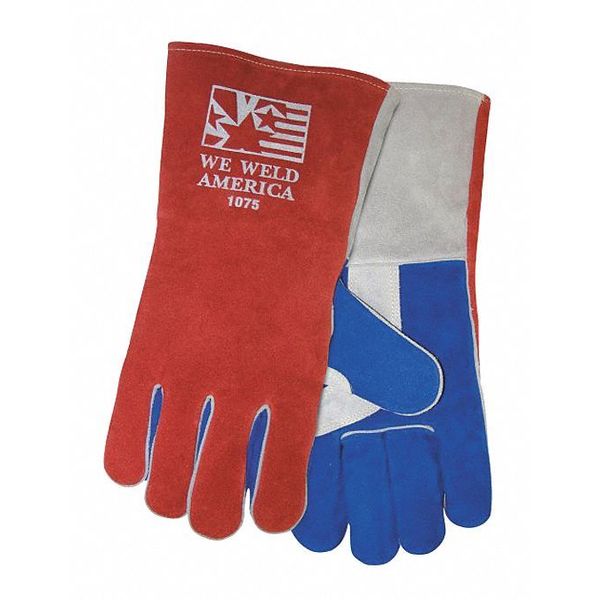 Tillman Stick Welding Gloves, Cowhide Palm, L, PR 1075