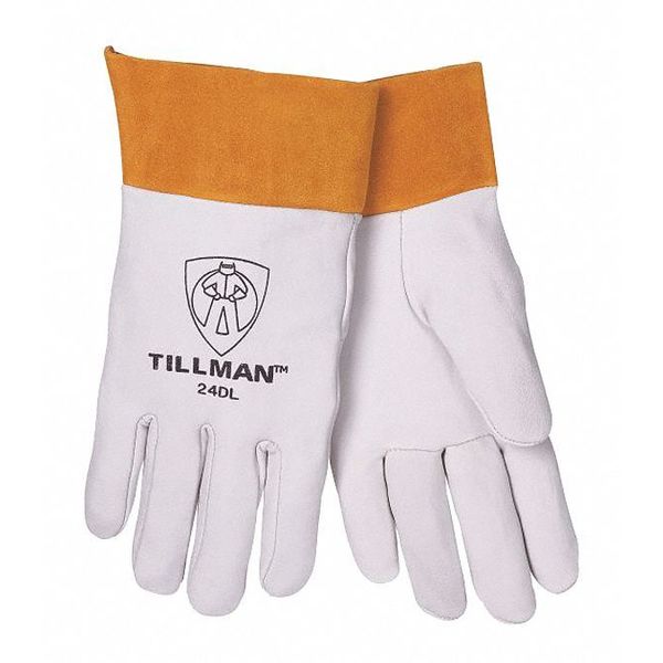 Tillman TIG Welding Gloves, Kidskin Palm, L, PR 24DL