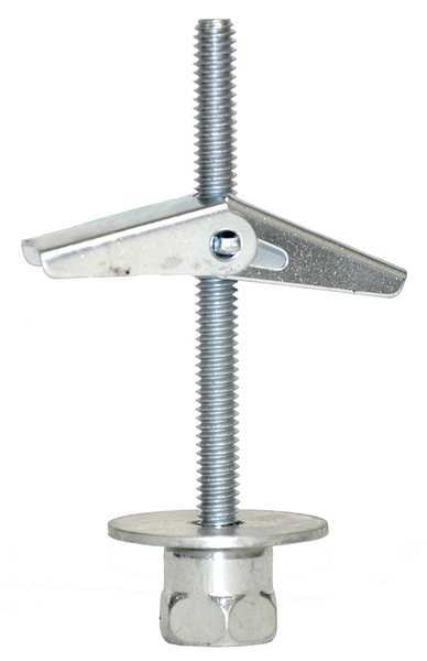 Sammys SAMMYS Vertical Rod Hanger, Concrete, Drywall, Plaster, 1/4" Size, 3" L, Steel Zinc Plated, 25 PK 8064925