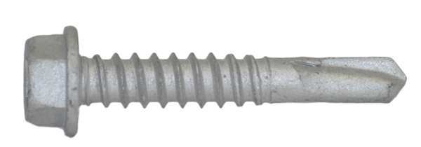 Teks Self-Drilling Screw, #12 x 1 1/4 in, Climaseal Steel Hex Head External Hex Drive, 500 PK 1120000