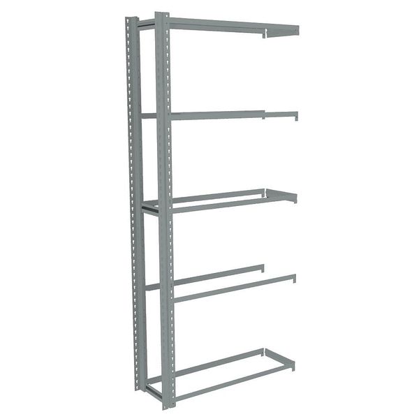 Tennsco Boltless Shelving, 12"D x 36"W x 84"H, 5 Shelves, Carbon Steel ZA7-3612A-5