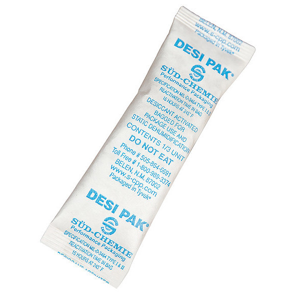 Armor Shield Desiccant, 3-1/2in. L, 1in W, 1/3 oz, PK700 D1/3UCT