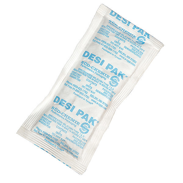 Armor Shield Desiccant, 6in. L, 3in. W, 2 oz., Bag, PK800 D2UCT-D