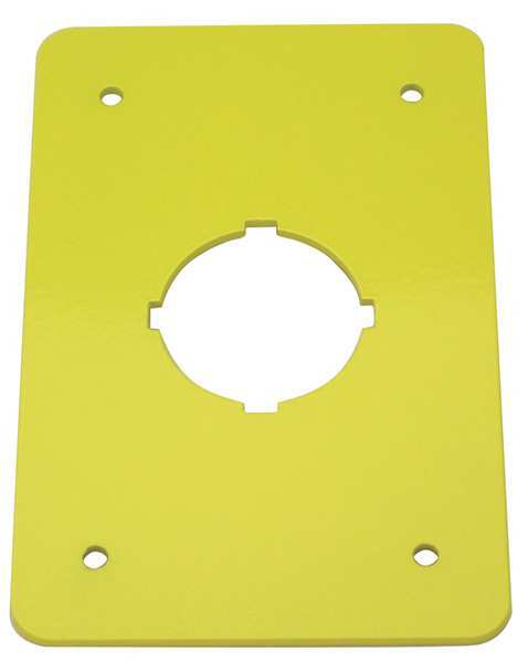 Rees Switch Plate, 30.5mm Switches, Yellow 01004-043