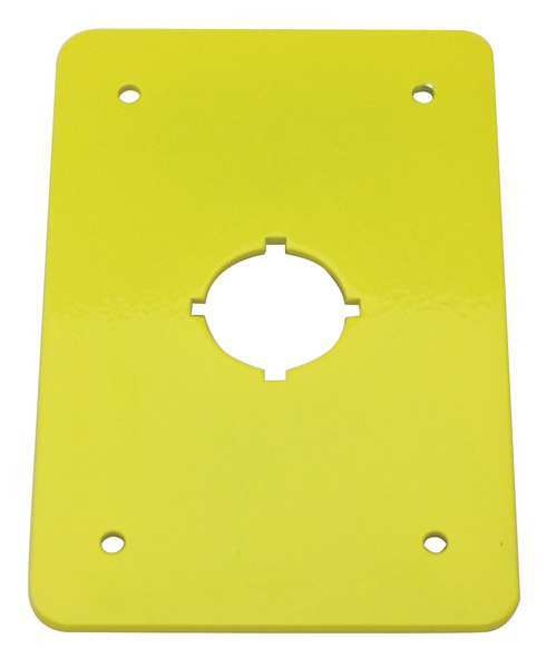 Rees Switch Plate, 22.5mm Switches, Yellow 01004-017