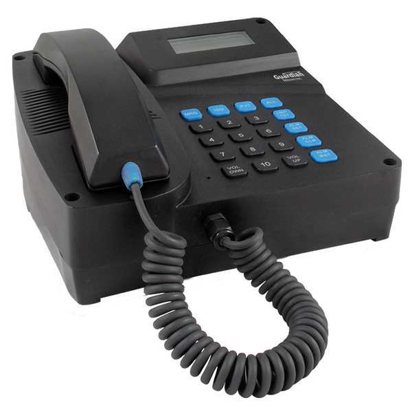 Guardian Telecom Telephone, Zone 2/22, Curly Cord DTT-30-Z