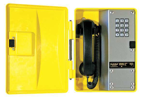 Guardian Telecom Weather Resistant Telephone, Curly Cord WRT-30