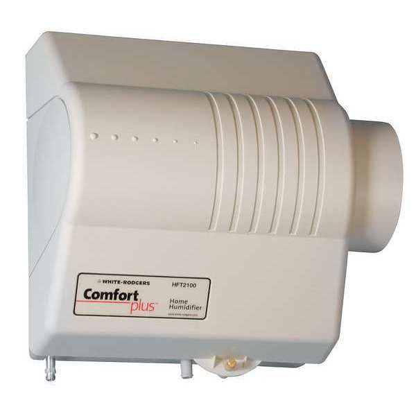 White-Rodgers Furnace Humidifier, Mounts Directly on Plenum, 2,900 sq. ft., White HFT 2900FP