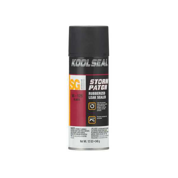Kool Seal Leak Sealer, 12 oz, Aerosol Can, Black KS0065125-18