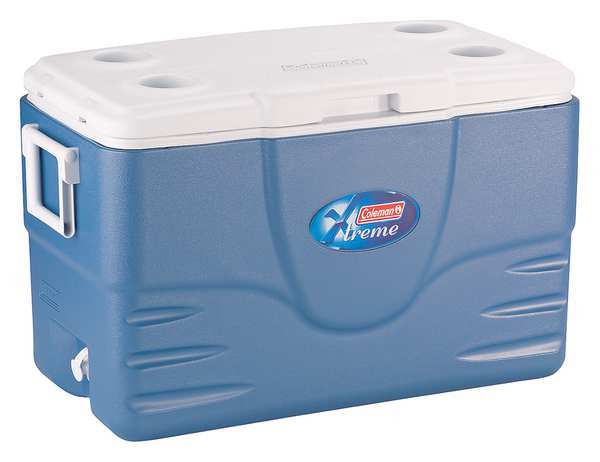 Coleman Full Size Chest Cooler, 52 qt., Blue, White 3000001052