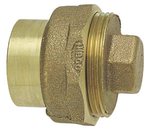 Nibco DWV Fitting Cleanout, Cast Bronze, 2 In 816 2