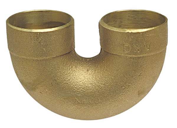 Nibco DWV Return Bend, Cast Bronze, 1-1/2 In 879 11/2