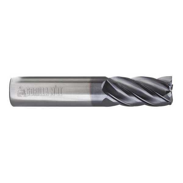 Zoro Select Carbide End Mill, 2-1/2 in, GMHT14R5 GMHT14R5015