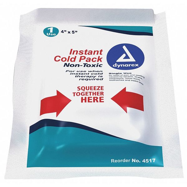 Dynarex Non-Toxic Instant Cold Pk, 4 x 5In, PK24 4517