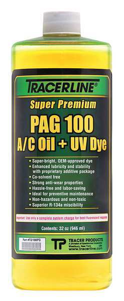 Tracerline PAG Lubricant/Dye Bottle Green TD100PQ