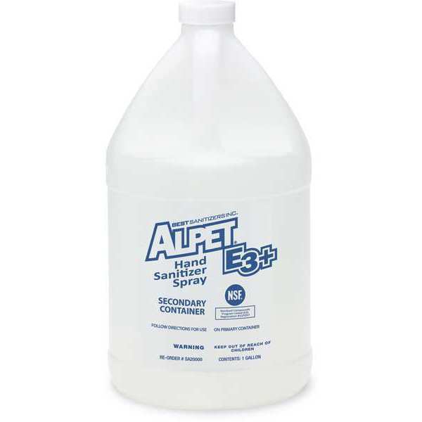 Best Sanitizers Secondary Container, 1 gal, refill not included SA20000