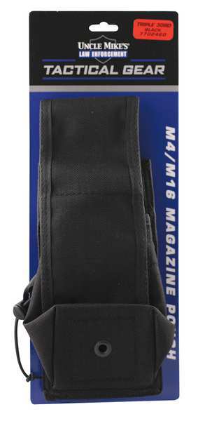 Uncle Mikes Mag Case, Black 7702460