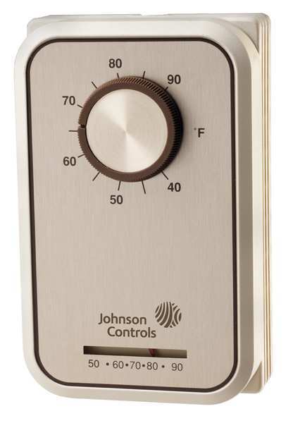 Johnson Controls Line Volt Mechanical Tstat, Open/Close on Rise and Open/Close on Fall T25A-1C