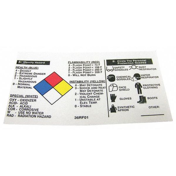 Badger Tag & Label NFRSelf-LaminatingLabel, 3-1/2inx2in, PK25 125